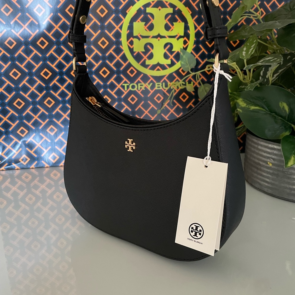 New , Authentic Tory Burch emerson zip shoulder bag - Picture 2 of 11